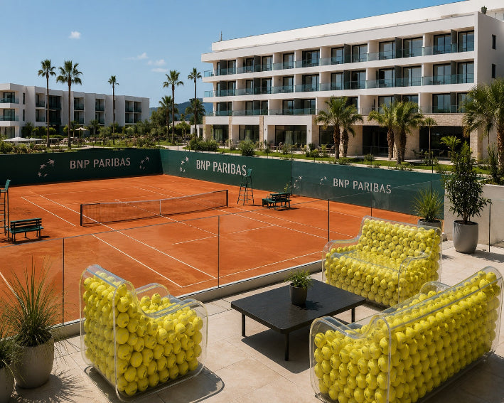 We help hotels and restaurants - to produce furniture from your own waste
