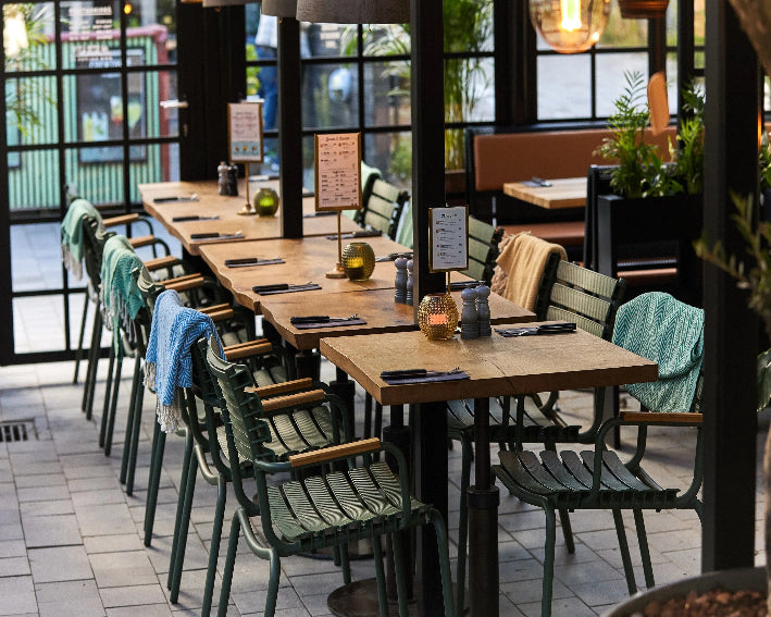 We help hotels and restaurants - to produce furniture from your own waste